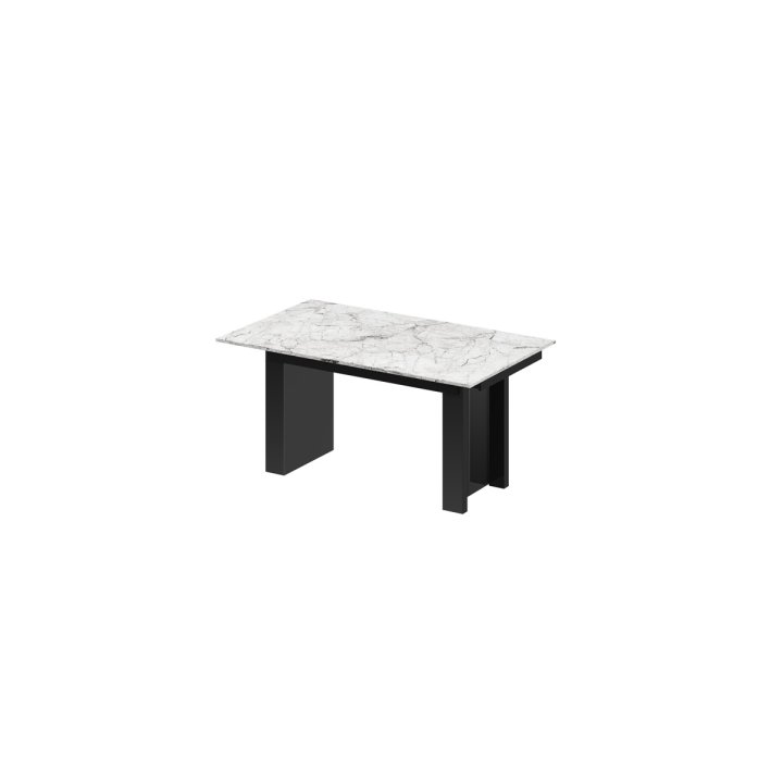 Stół Rozkłady Magro 170 Venatino Dark Mat+Biały Super Print (Hg/Mat)